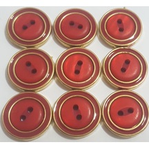 9 Adet 1.8 Cm. Pvc Düğme N11.441