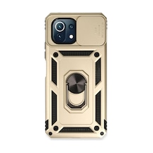 Xiaomi Mi 11 Lite Kılıf Pars Lens Yüzüklü Silikon