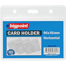 Bigpoint Kilitli Kart Poşeti Yatay 95x58mm X 10 Adet