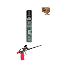 Selsil Pu Tabancalı Montaj Köpüğü 750 Ml. 16 Adet ,demir Köpük Tabancası