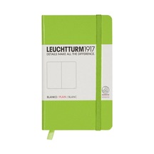 Leuchtturm1917 Not Defteri Cep Boy A6 , Sert Kapak, 187 Numaralandırılmış Sayfa, Düz, Lime Yeşil
