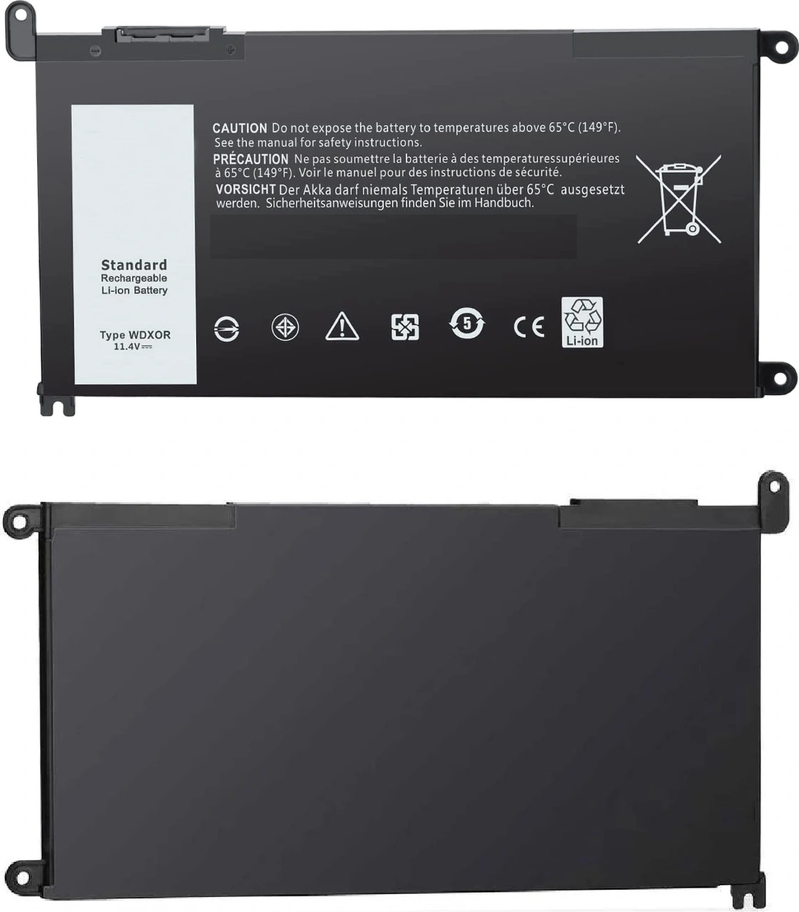 Notebook Batarya - Servis Tag Type Wdx0r, Wdxor, Y3f7y Muadili İle Uyumlu