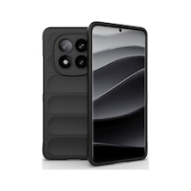 Redmi Note 14 Pro 5g Kılıf Optimum Silikon - Siyah Düz Renkli