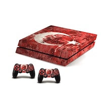 PS4 Türk Bayrağı Sticker Seti