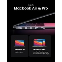 Macbook Pro Air İçin Thunderbolt 3 Type-c Hdmı Usb 3.0 Tf Sd Kart Okuyucu Hub Adaptör