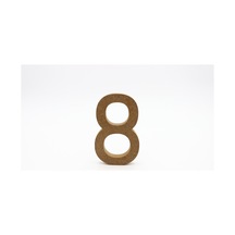 Na Neşeli Ahşap 15 Cm 18mm Dik Durabilen 8 Rakamı.ahşap Sayı Söz Nişan Doğum Günü Tabela Duvar Yazısı Duvar Süsü Model 15cm18mm8rakamı