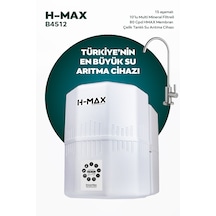 12 L Çelik Tank 15 Aşama Multi Mineral Su Arıtma Cihazı Hmaxb4512