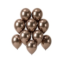 Truffle Renk Lateks Krom Balon 15 Cm - 10 Adet Kahverengi