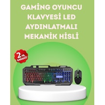 Gaming Klavye Ve Mouse Seti Pg8018 Dayanıklı Tuşlar, Hızlı Komut Diğer