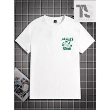 Startmore Hypemode Erkek Sloganlı Grafik Tişört Beyaz