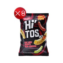 Yayla Hi'tos Hot Chili Biber Ve Lime Aromalı Patates Çerezi 100 G X8