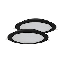 Horoz Aura Prizma 18w Siyah 2700k Led Armatür Çok Renkli
