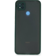 Newface Xiaomi Redmi 9c Kılıf Montreal Silikon Kapak - Yeşil