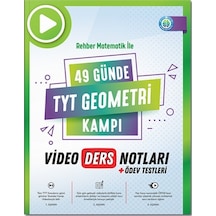 Rehber Matematik 49 Günde Tyt Geometri Kampı Video Ders Notları