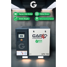Gap Kompresör İnvertörlü Vidalı Hava Kompresörü 15 HP Tek Makine GPV15e