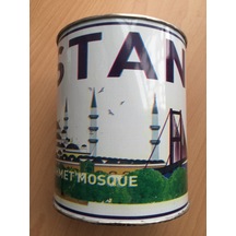 Orta Boy Teneke Para Kumbarası