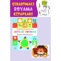 3 Yaş Ve Üzeri Çıkartmalarla Şekilli Boyama 146 Şekilli Çıkartma