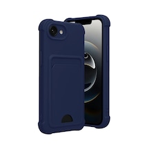 Apple Uyumlu iPhone 16e Uyumlu Kelvin Kartvizitli Silikon - Lacivert