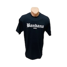 Siyah Erkek Bandana Tişört Siyah