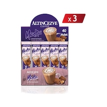 Altıncezve 3ü 1 Arada Mocha Çikolatalı Sütlü Köpüklü Tek İçimlik Kahve 3'lü 40 x 17 G