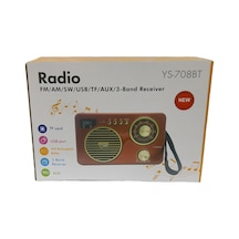Radio YS-708BT FM/AM/ SW/USB/TF/AUX/3 Radyo