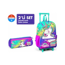 Coral Hıgh Anaokul Çekçek Sırt Çanta 24029+ Kalemlik 22029 Çok Renkli