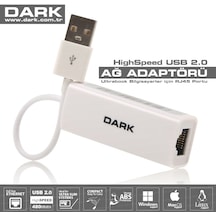 Dark USB 2.0 - 10 |100 Ethernet Ağ Adaptörü