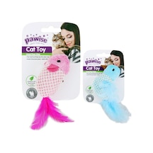 Pawise 10 CM Fare Catnipli Peluş Kedi Oyuncağı Çok Renkli