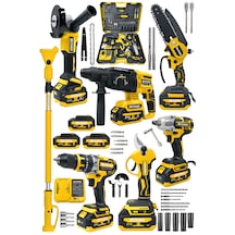 Steiner 21v Şarjlı Kırıcı Delici + Makas + Dal Budama + Matkap + Taşlama + Somun Sökme + Teleskop S711113