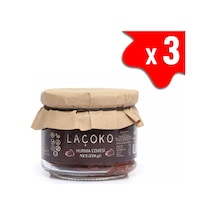 Laçoko Şekersiz Katkısız Vegan Doğal Hurma Ezmesi Hurma Dolgusu Hurma Püresi 3 x 350 G