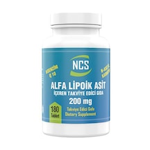 Ncs Koenzim Q-10 Alfa Lipoik Asit L-Karnitin Coenzyme Q10 180 Tablet