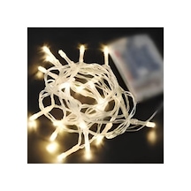 Led Işık 5 Metre - Pilli - Sarı Renk Bakır