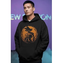 Sevbano Son Goku Dragon Ball Anime Ön Baskılı Unisex Oversize Premium Hoo Siyah