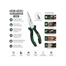 Bosch 1600a032vc Uzun Ağızlı Kargaburnu 7 İnç 180 Mm - Lüks Ergonomik Saplı- 6'li Paket Diğer