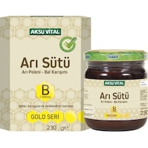 Aksu Vital Gold B 7.000 MG Arı Sütü Arı Poleni Bal Karışımı 3 x 230 G
