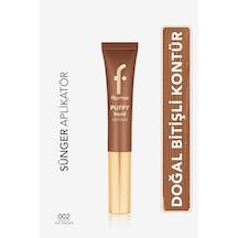 Flormar Puffy Liquid Hafif Yapılı & Sünger Aplikatörlü Yoğunluğu Ayarlanabilir Likit Kontür 002 Hot Chclate