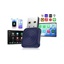 2025 Kablosuz Carplay & Android Araç Adaptörü, Kablosuza Yükseltilmiş Kablolu Bağlantı, Usb-a/type-c İle Tak Ve Çalıştır, İphone İos 10+ Ve Android 11.0+ İle Çalışır Diğer