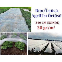 Don Kırağı Örtüsü - 240 CM x100 M - Agril - Don Örtüsü