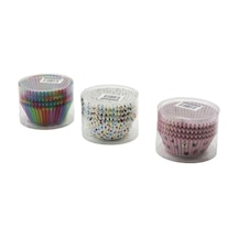Lbk 1200 Adet Yuvarlak - İnce Muffin Kağıt Kek Kapsülü Ağız Çap: 6.5cm - Derinlik: 2.5cm Çok Renkli