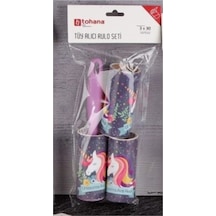 Tüy Alıcı Rulo 3'lü Set Plastik Çok Renkli Diğer