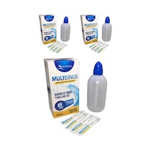 Multi Sinüs Rinse Burun Ve Sinüs Temizleme Kiti - 3'lü Paket