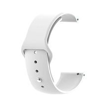 Watch 4 Classic 42mm İçin Kordon Silicone Sport Band Beyaz Watch 4 Classic 42mm İle Uyumlu Kordon - Beyaz Sku: Zeusb09fln9tnf