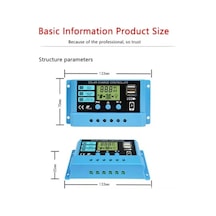 Ganzhoushop Sones Solar Şarj Şarj Pv Lityum Kurşun-asit Kontrol Deşarj Cihazı Akü 24v 12v 10a / Xq - Güneş Enerjisi Akü Şarj Regülatörü