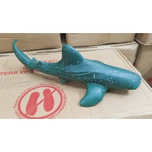 Plastik Oyuncak Büyük Boy Hayvan Balina Köpekbalığı Whale Shark 23 Cm