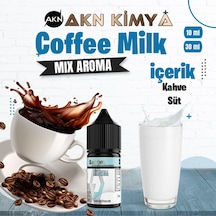Akn Kimya Coffee Milk Mix Aroma Kahve Süt Gıda Aroması 10 Ml