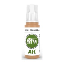 Ak Interactive 11331, 17 Ml. 3gen Ral 8020 Braun Afv Maket Boyası Standart