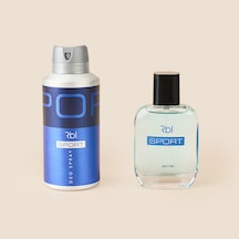 Sport Edt Erkek Deodorant Ve Parfüm Seti - Mavi - 150 Ml + 50 Ml