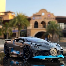 Mavi 1 :32 Bugatti Veyron Divo Alaşım Spor Araba Modeli Döküm Metal Oyuncak Araçlar Araba Modeli Simülasyon Ses Işığı Koleksiyonu Çocuklar Hediye