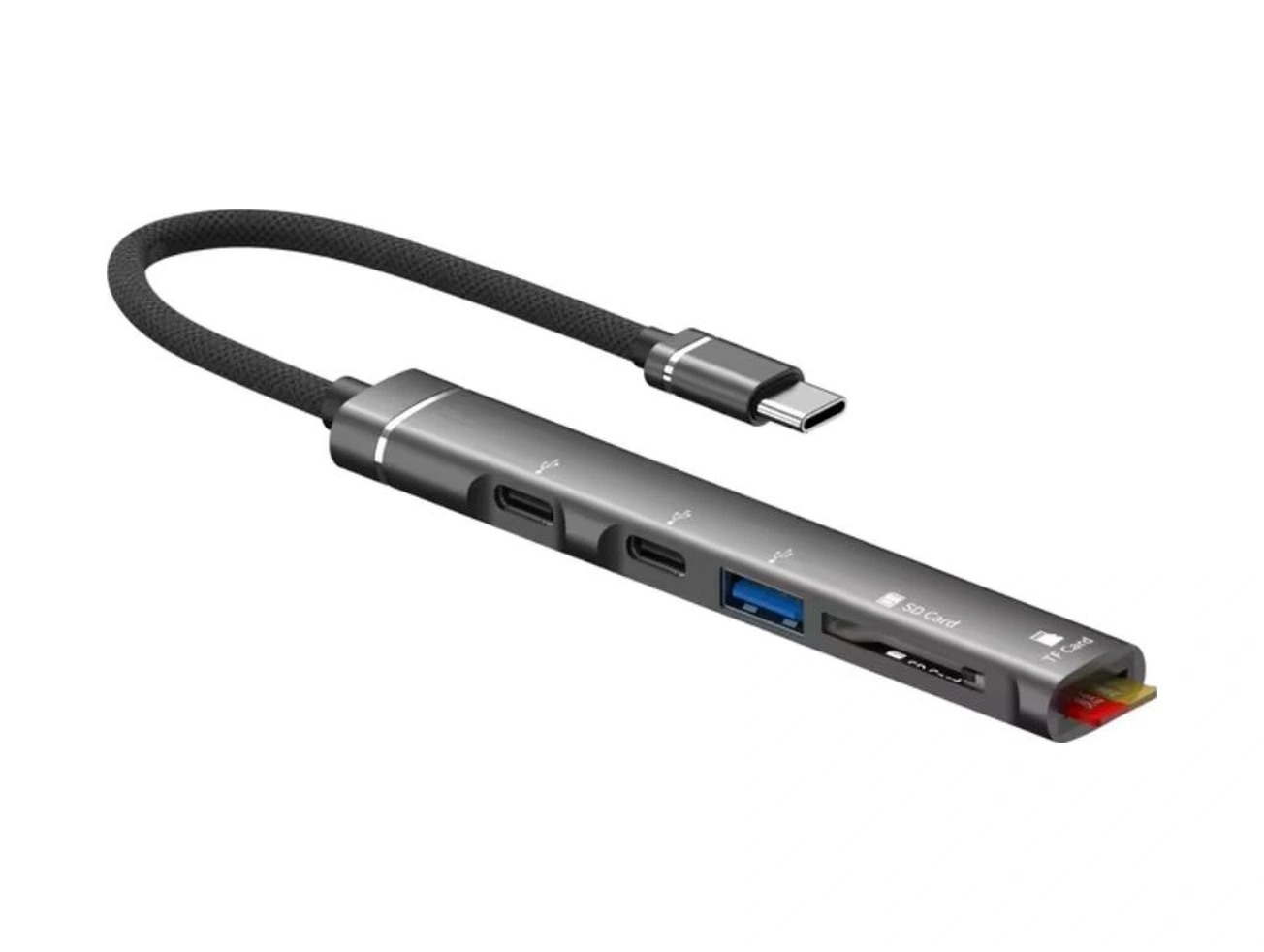 Zr562 Type-c 5 İn 1 Usb Hub Card Reader Tg 5klfk5h