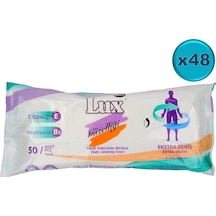 Lüx Hasta Vücut Temizleme Islak Mendil Havlu 50 Yaprak Xl (48 Li